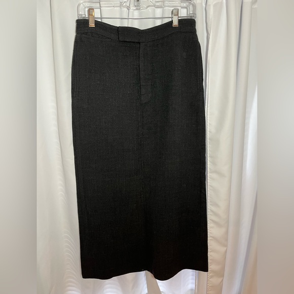 RALPH LAUREN Black Wool Pencil Skirt Sz 6 - Picture 1 of 5